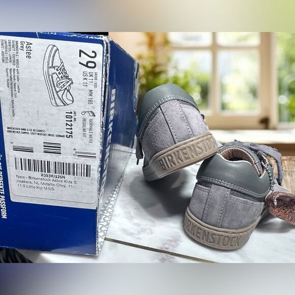 NEW BIRKENSTOCK Leather Kids Toddler Supportive Sneakers Shoes Size EU 29 US 11 - Picture 12 of 15